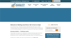 Desktop Screenshot of mailing-lists-direct.com